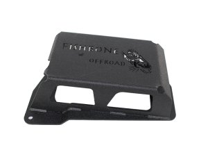 Jeep Wrangler Unlimited Skid Plate - Fishbone Offroad - Steel EVAP Canister - Black Textured Powdercoat - `07-`12